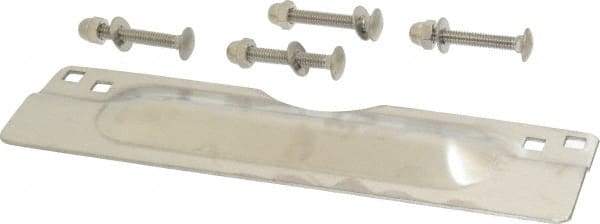 Don-Jo - 11" Long x 3" Wide, Latch Protector - Stainless Steel - Makers Industrial Supply