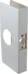 Don-Jo - 4" Wide x 9" High, Stainless Steel, Door Reinforcer - 1-3/8" Thick Door, 2-3/8" Backset - Makers Industrial Supply