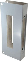 Don-Jo - 5" Wide x 12" High, Stainless Steel, Door Reinforcer - 1-3/4" Thick Door, 2-3/4" Backset - Makers Industrial Supply