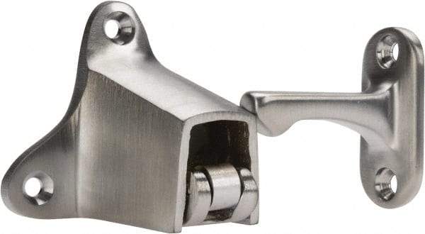 Don-Jo - 4" Long Satin Chrome Door Holder - Heavy-Duty Grade, 4" Stem Length - Makers Industrial Supply