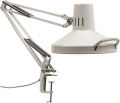 Value Collection - 120 VAC, 22, 100 Watt, Swing Arm Machine Light - Clamp Mount, 5 Ft. Cord, White - Makers Industrial Supply