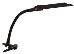 Value Collection - 25 Inch, Gooseneck, Clamp, Floor and Hook Mounted, Spike, Fluorescent, Black, Desk Light - 13 Watt, Nonmagnifying - Makers Industrial Supply