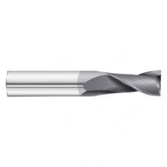 25mm Dia. x 100mm Overall Length 2-Flute Square End Solid Carbide SE End Mill-Round Shank-Center Cut-TiAlN - Makers Industrial Supply