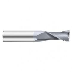 15/32 Dia. x 3 Overall Length 2-Flute Square End Solid Carbide SE End Mill-Round Shank-Center Cut-TiCN - Makers Industrial Supply