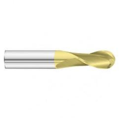 9/16 x 1-1/4 x 3-1/2 2 Flute Ball Nose  End Mill- Series 3215SD - Makers Industrial Supply