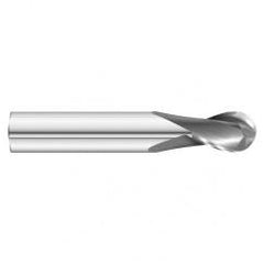 7/16 x 3/4 x 2-3/4 2 Flute Ball Nose  End Mill- Series 3215STB - Makers Industrial Supply