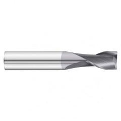 8mm Dia. x 50mm Overall Length 2-Flute Square End Solid Carbide SE End Mill-Round Shank-Center Cut-TiAlN - Makers Industrial Supply