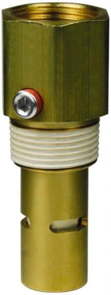 Conrader - 1 x 1" Brass Check Valve - In-Tank, FNPT x MNPT - Makers Industrial Supply