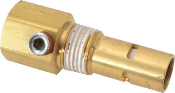 Conrader - 1/2 x 1/2" Brass Check Valve - In-Tank, FNPT x MNPT - Makers Industrial Supply