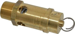 Conrader - 1" Inlet, ASME Safety Relief Valve - 150 Max psi, Brass, 1,244 Cubic' per Min - Makers Industrial Supply