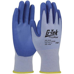 PIP - Size S, ANSI Cut Lvl A2, Puncture Lvl 2, Abrasion Lvl 4, Nitrile Coated PolyKor Cut Resistant Gloves - Exact Industrial Supply