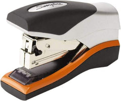 Swingline - 40 Sheet Half Strip Stapler - Silver/Orange/Black - Makers Industrial Supply