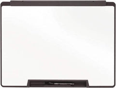 Quartet - 24" High x 36" Wide Dry Erase - Melamine, Includes Dry-Erase Marker, Eraser & Mounting Kit - Makers Industrial Supply