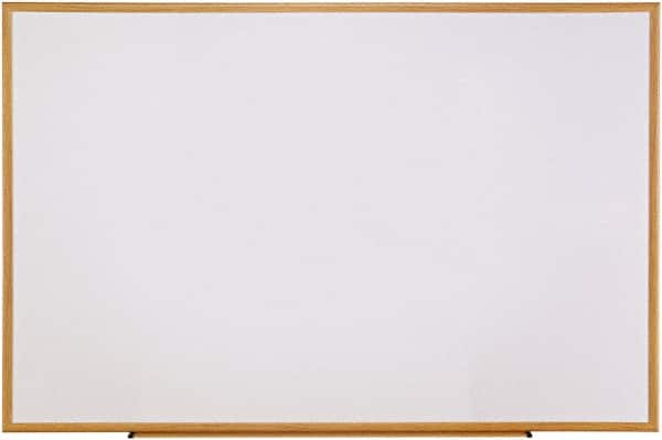 Universal One - 48" High x 72" Wide Dry Erase - Melamine, Includes Mounting Kit - Makers Industrial Supply