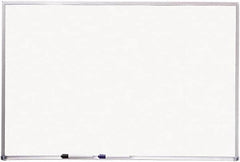 Mead - 48" High x 72" Wide Dry Erase - Melamine, Includes Mounting Kit - Makers Industrial Supply