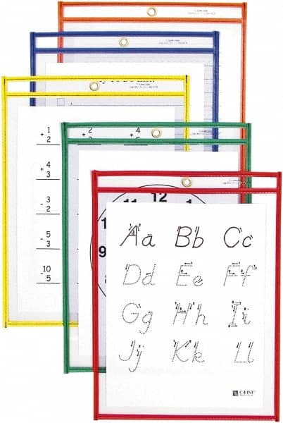 C-LINE - 12" High x 9" Wide Dry Erase - Plastic - Makers Industrial Supply