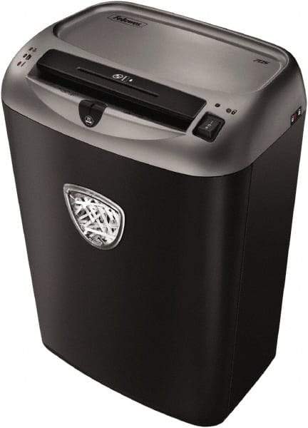 FELLOWES - 7/32" Strip, 14 Sheet Strip Cut Personal Shredder - 15-11/16" Long x 11-5/16" Wide x 18-13/16" High, Level 2 Security, 7 Gal Wastebasket - Makers Industrial Supply