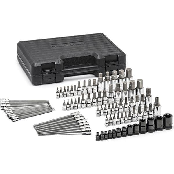 GearWrench - Hex & Torx Bit Socket Sets Type: Torx Bit Socket Set Drive Size: 1/4, 3/8, 1/2 - Makers Industrial Supply