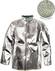 National Safety Apparel - Size S Silver High Heat & Aluminized Jacket/Coat - Exact Industrial Supply