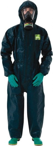 Ansell - Pack of 6 Size 3XL Film Laminate Chemical Resistant General Purpose Coveralls - Makers Industrial Supply