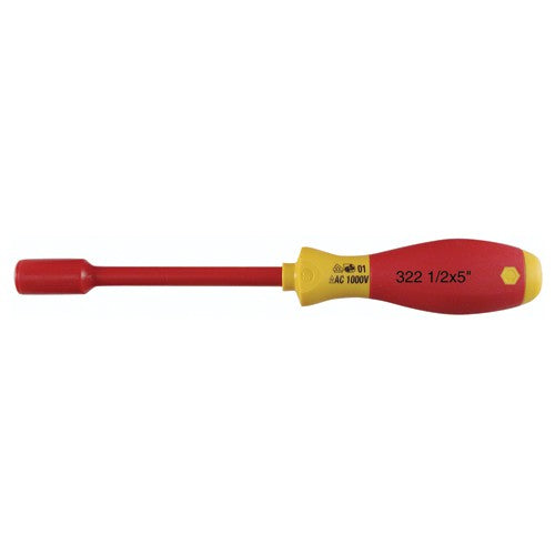 INSULATED NUT DRIVER 1/2X125MM - Makers Industrial Supply