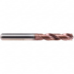 Emuge - 8.7mm 140° Spiral Flute Solid Carbide Screw Machine Drill Bit - Makers Industrial Supply