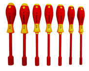 Insulated Nut Driver Metric Set Includes: 5.0 - 13.0mm. 7 Pieces - Makers Industrial Supply