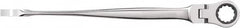 GearWrench - 13mm 12 Point Flexhead Combination Wrench - 8.66" OAL, Steel, Full Polish Finish - Makers Industrial Supply