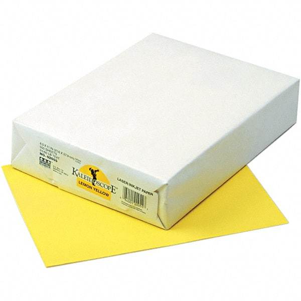 Pacon - 8-1/2" x 11" Lemon Yellow Colored Copy Paper - Use with Laser Printers, Copiers, Inkjet Printers - Makers Industrial Supply