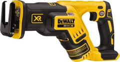 DeWALT - 20V, 0 to 2,900 SPM, Cordless Reciprocating Saw - 1-1/8" Stroke Length, 14-1/2" Saw Length, 1 Lithium-Ion Battery Not Included - Makers Industrial Supply