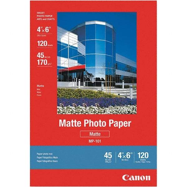 Canon - 4" x 6" White Photo Paper - Use with Canon Pixma Printers - Makers Industrial Supply