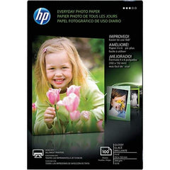 Hewlett-Packard - 4" x 6" White Photo Paper - Use with Inkjet Printers - Makers Industrial Supply