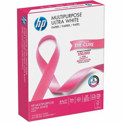 Hewlett-Packard - 8-1/2" x 11" White Copy Paper - Use with Copiers, Inkjet Printers, Laser Printers, Fax Machines - Makers Industrial Supply