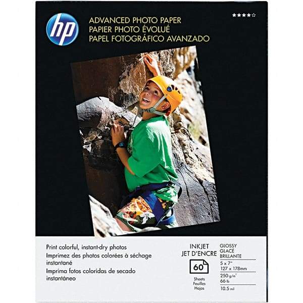 Hewlett-Packard - White Photo Paper - Use with Inkjet Printers - Makers Industrial Supply