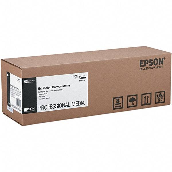 Epson - White Photo Paper - Use with Wide-Format Printers, Plotters - Makers Industrial Supply