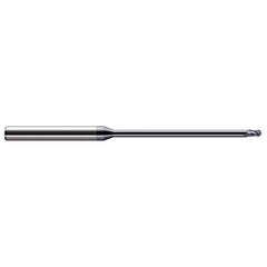 Harvey Tool - Ball End Mills; Mill Diameter (Inch): 5/64 ; Mill Diameter (Decimal Inch): 0.0780 ; Number of Flutes: 3 ; Length of Cut (Decimal Inch): 0.1170 ; Material: Solid Carbide ; Overall Length (Inch): 3 - Exact Industrial Supply