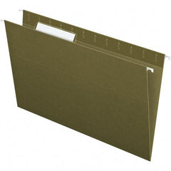 Pendaflex - 9-1/2 x 16", Legal, Standard Green, Hanging File Folder - 11 Point Stock, 1/3 Tab Cut Location - Makers Industrial Supply