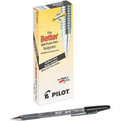 Pilot - Conical Ball Point Pen - Black - Makers Industrial Supply