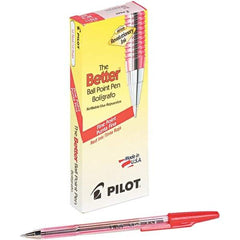 Pilot - Conical Ball Point Pen - Red - Makers Industrial Supply