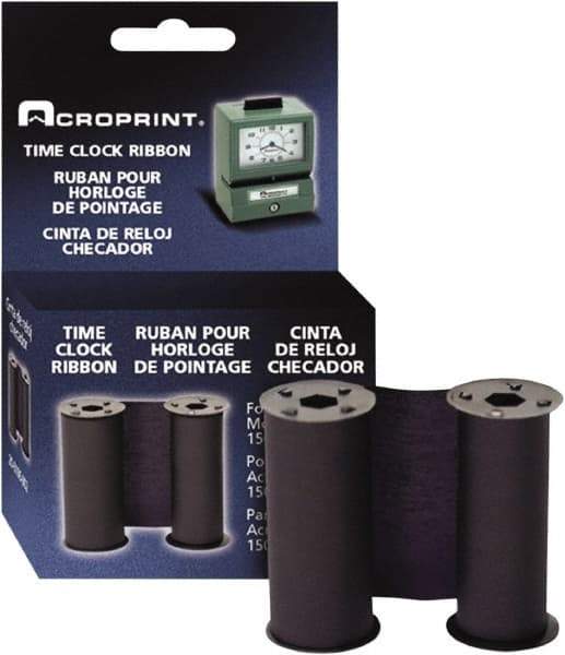 Acroprint Time Recorder - 4" High x 1-5/16" Wide Time Clock Replacement Ribbon - Blue, Use with Acroprint 125 and 150 models - Makers Industrial Supply