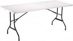 ALERA - 30" Long x 71" Wide x 29" High, Folding Table - White - Makers Industrial Supply