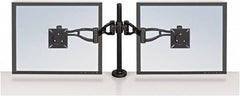 FELLOWES - Black Desk Mount Monitor Arm - Use with Monitor - Makers Industrial Supply