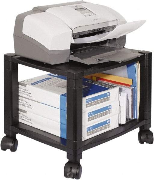 Kantek - Black Printer/Copier Stand - Use with Printer, Paper - Makers Industrial Supply