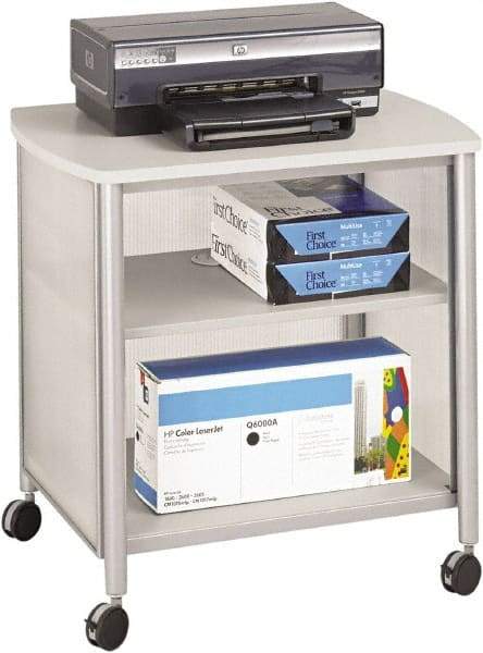 Safco - Gray Case/Stand - Use with Printer, Office Machines - Makers Industrial Supply