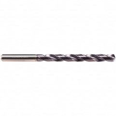 Taper Length Drill Bit: 0.1437″ Dia, 135 ° TiAlN Finish, RH Cut, Spiral Flute, Straight Shank, Series EF-DRILL