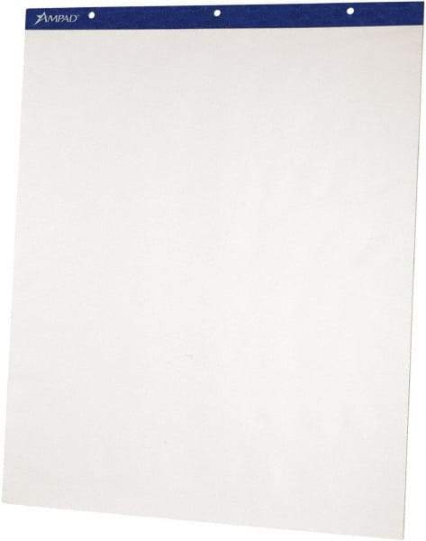 AMPAD - Flip Charts, Unruled, 27 x 34, White, 50 Sheets, 2/Pack, Flip Chart Easel - Use with Whiteboards, Chalkboards, Walls, Easel St&s - Makers Industrial Supply