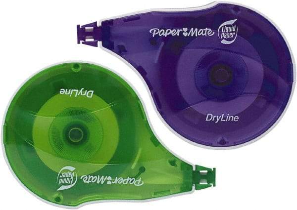 Paper Mate Liquid Paper - 1/6" x 472" Correction Tape Non-Refillable - Makers Industrial Supply