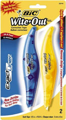 Bic - 1/5" x 236" Correction Tape Non-Refillable - Makers Industrial Supply