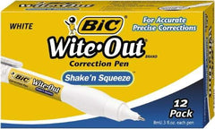 Bic - Correction Fluids Pen Applicator - 8 ml - Makers Industrial Supply