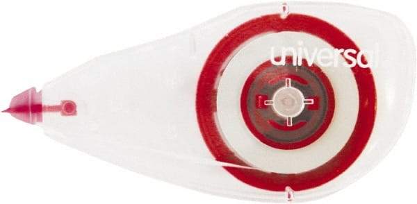 UNIVERSAL - 1/4" x 275" Correction Tape Non-Refillable - Makers Industrial Supply